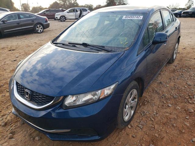 Photo 2 from auction – 2013 HONDA CIVIC LX with VIN 19XFB2E55DE093261