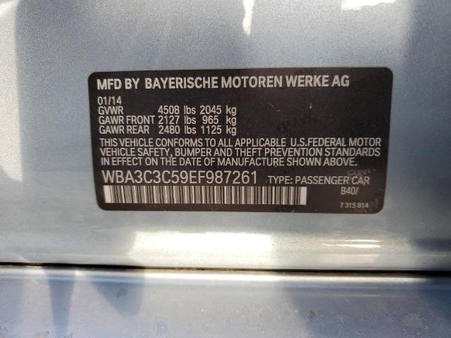 Photo 10 from auction – 2014 BMW 320 I XDRI with VIN WBA3C3C59EF987261