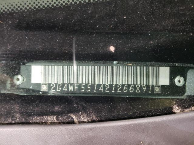 Photo 10 from auction – 2002 BUICK REGAL GS with VIN 2G4WF551421266891