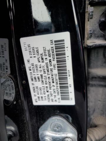Photo 10 from auction – 2011 HONDA ACCORD EXL with VIN 1HGCP2F81BA087102