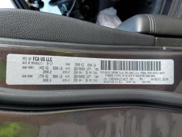 Photo 10 from auction – 2018 DODGE DURANGO SX with VIN 1C4RDHAG4JC114217