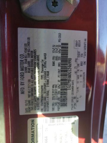 Photo 10 from auction – 2016 FORD MUSTANG with VIN 1FATP8EM0G5246990