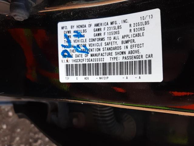Photo 10 from auction – 2014 HONDA ACCORD EX with VIN 1HGCR2F73EA055502