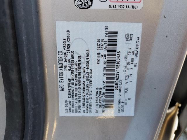 Photo 10 from auction – 2005 MERCURY MONTEREY L with VIN 2MRDA22215BJ00488