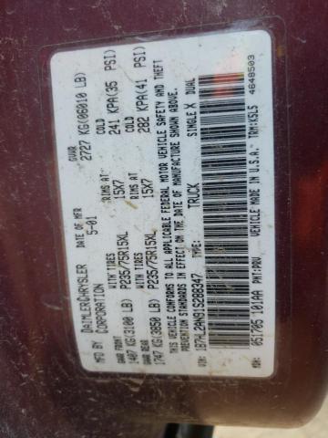 Photo 10 from auction – 2001 DODGE DAKOTA QUA with VIN 1B7HL2AN91S288347