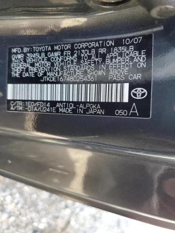 Photo 10 from auction – 2008 TOYOTA SCION with VIN JTKDE167480254361