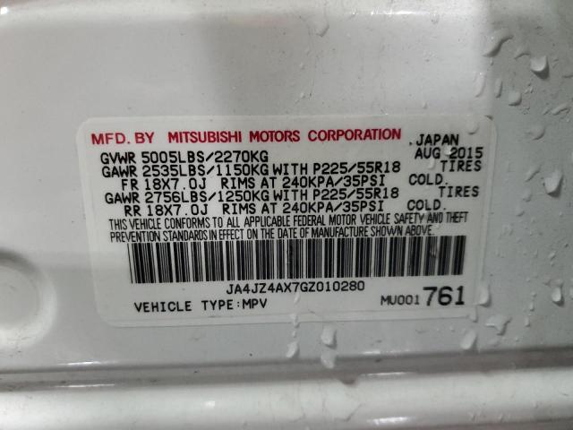 Photo 10 from auction – 2016 MITSUBISHI OUTLANDER with VIN JA4JZ4AX7GZ010280