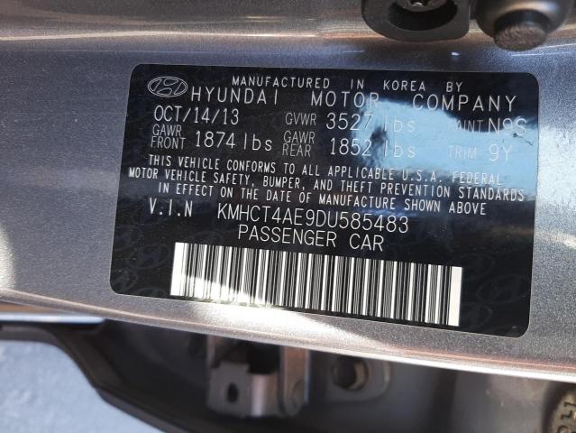 Photo 10 from auction – 2013 HYUNDAI ACCENT GLS with VIN KMHCT4AE9DU585483