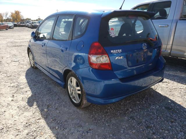 Photo 3 from auction – 2007 HONDA FIT S with VIN JHMGD37627S059885