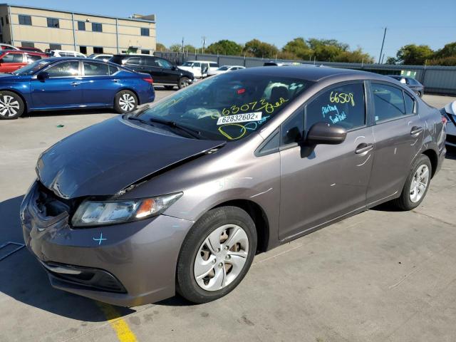 Photo 2 from auction – 2015 HONDA CIVIC LX with VIN 19XFB2F56FE063073