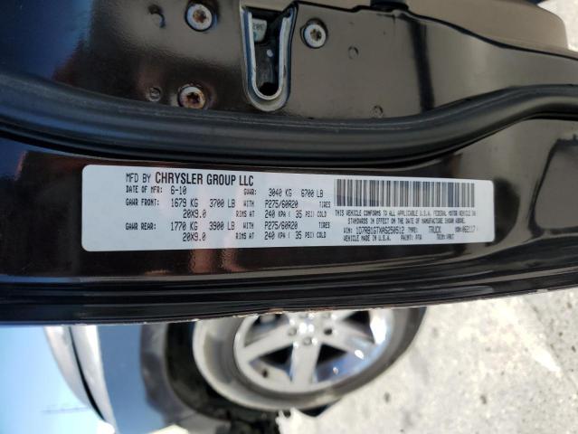 Photo 10 from auction – 2010 DODGE RAM 1500 with VIN 1D7RB1GTXAS250512
