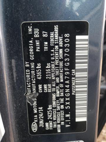 Photo 10 from auction – 2015 KIA OPTIMA EX with VIN 5XXGN4A79FG370308