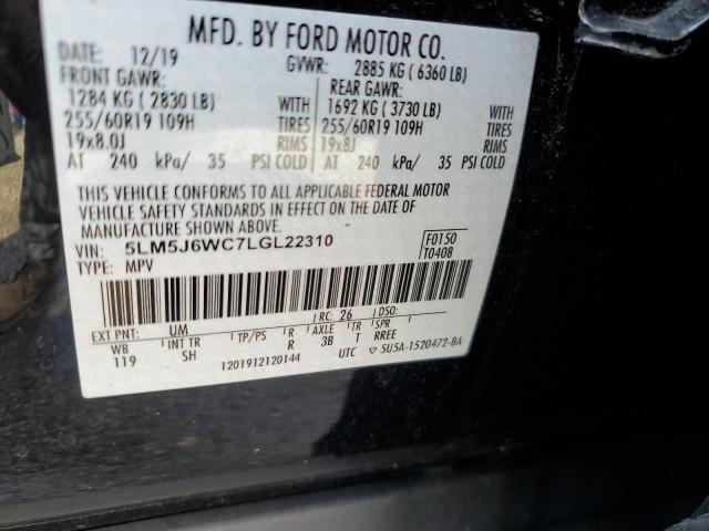 Photo 10 from auction – 2020 LINCOLN AVIATOR with VIN 5LM5J6WC7LGL22310