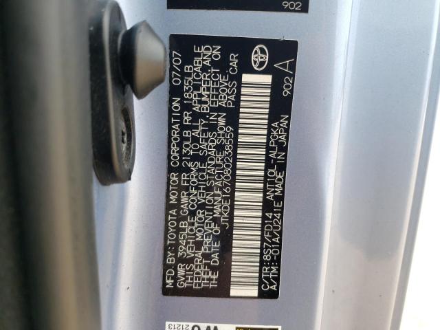 Photo 10 from auction – 2008 TOYOTA SCION TC with VIN JTKDE167080238559