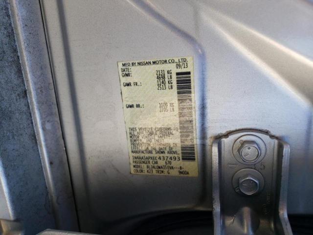Photo 10 from auction – 2014 NISSAN MAXIMA S with VIN 1N4AA5APXEC437493