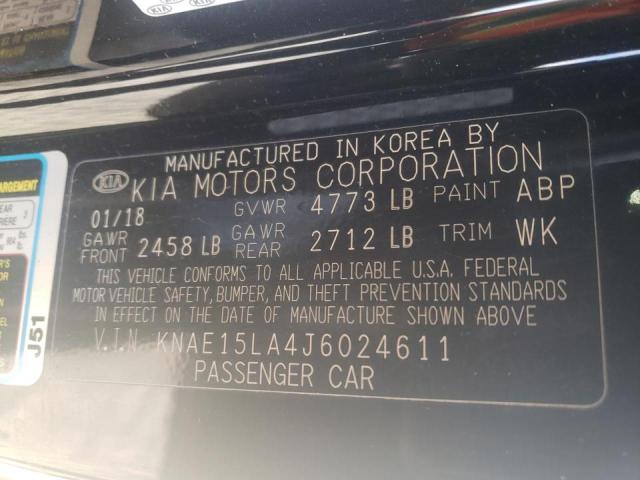 Photo 10 from auction – 2018 KIA STINGER with VIN KNAE15LA4J6024611