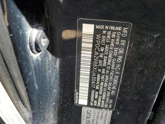 Photo 10 from auction – 1999 PORSCHE BOXSTER with VIN WP0CA2988XU630477