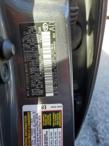 Photo 10 from auction – 2011 TOYOTA COROLLA BA with VIN 2T1BU4EE8BC712306