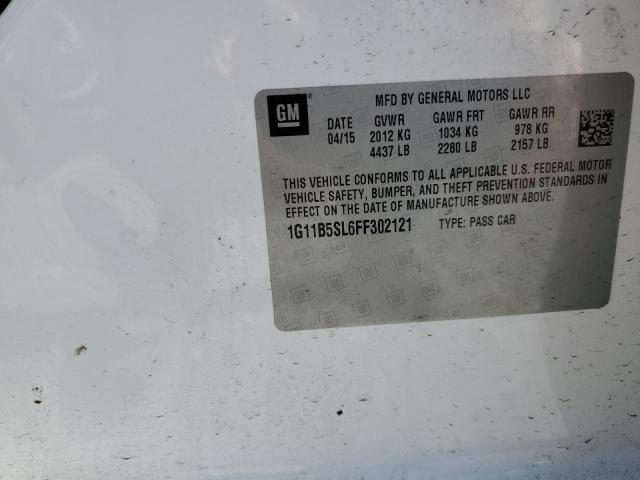 Photo 10 from auction – 2015 CHEVROLET MALIBU LS with VIN 1G11B5SL6FF302121