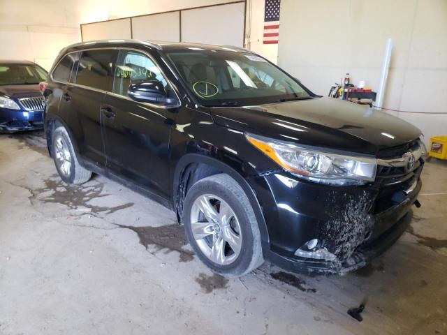 TOYOTA HIGHLANDER 2016 with VIN 5TDDKRFH1GS322196 - Photo from auction