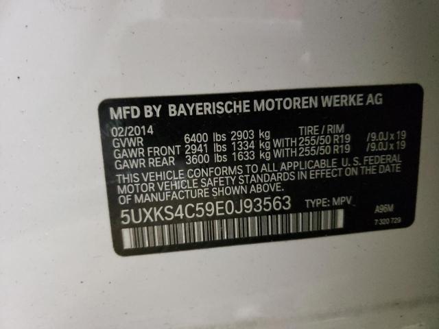 Photo 10 from auction – 2014 BMW X5 XDRIVE3 with VIN 5UXKS4C59E0J93563