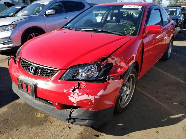 Photo 2 from auction – 2004 HONDA CIVIC EX with VIN 1HGEM22984L073267