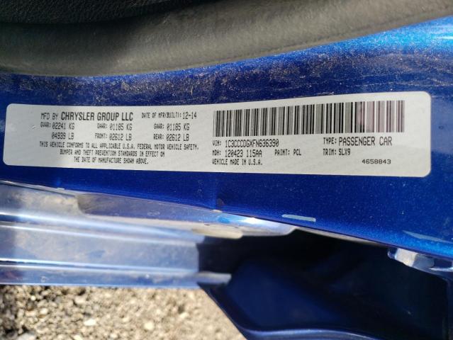 Photo 10 from auction – 2015 CHRYSLER 200 S with VIN 1C3CCCDGXFN636390