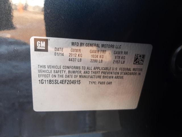 Photo 10 from auction – 2014 CHEVROLET MALIBU LS with VIN 1G11B5SL4EF204915