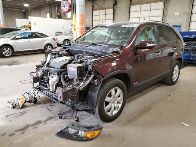 Photo 2 from auction – 2013 KIA SORENTO LX with VIN 5XYKTDA20DG319065