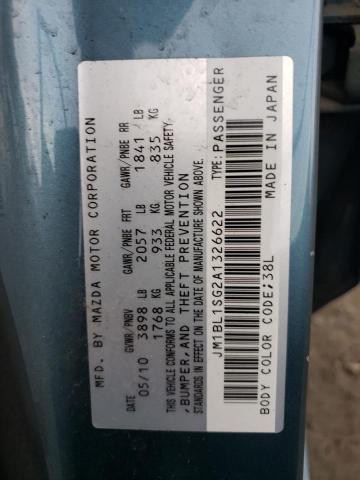 Photo 10 from auction – 2010 MAZDA 3 I with VIN JM1BL1SG2A1326622