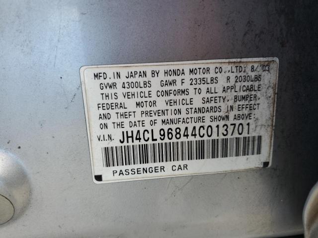 Photo 10 from auction – 2004 ACURA TSX with VIN JH4CL96844C013701
