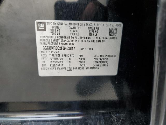 Photo 10 from auction – 2015 CHEVROLET SILVERADO with VIN 3GCUKREC2FG482817