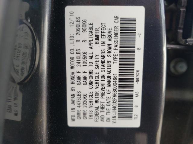 Photo 10 from auction – 2011 ACURA TSX with VIN JH4CU2F66BC004661