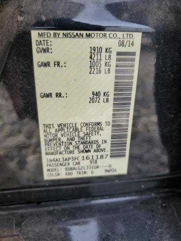 Photo 10 from auction – 2015 NISSAN ALTIMA 2.5 with VIN 1N4AL3AP3FC161187
