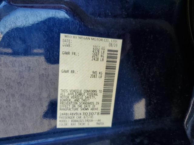 Photo 10 from auction – 2020 NISSAN ALTIMA S with VIN 1N4BL4BV9LN303078