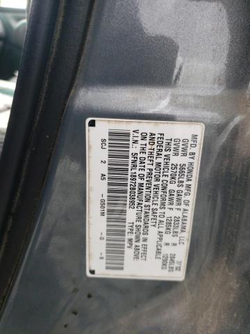 Photo 10 from auction – 2002 HONDA ODYSSEY with VIN 5FNRL18972B038952