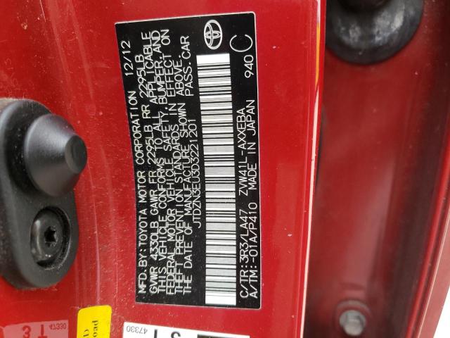 Photo 10 from auction – 2013 TOYOTA PRIUS V with VIN JTDZN3EU3D3221201