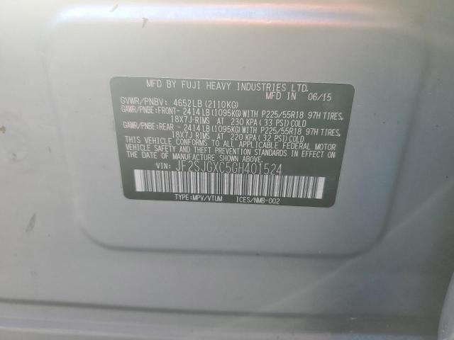 Photo 10 from auction – 2016 SUBARU FORESTER 2 with VIN JF2SJGXC5GH401524