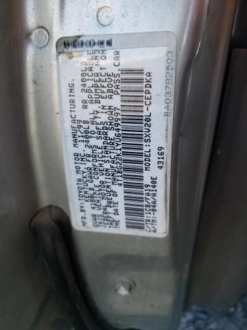 Photo 10 from auction – 2000 TOYOTA CAMRY CE with VIN 4T1BG22K1YU649997
