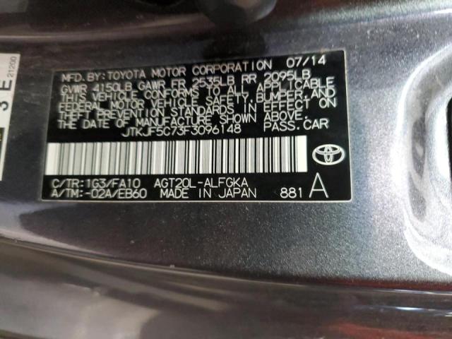 Photo 10 from auction – 2015 TOYOTA SCION TC with VIN JTKJF5C73F3096148