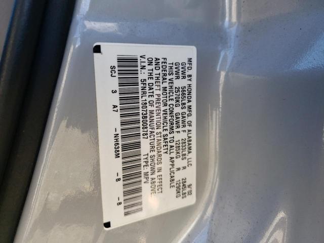 Photo 10 from auction – 2003 HONDA ODYSSEY EX with VIN 5FNRL18073B008787