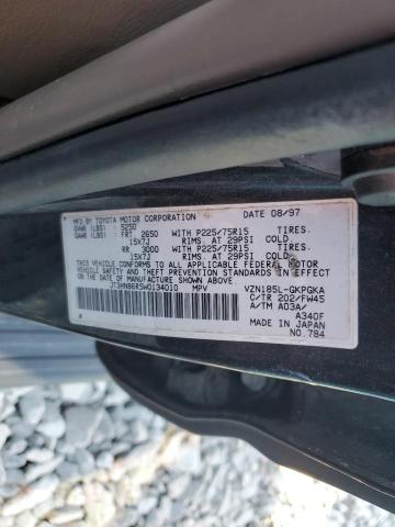 Photo 10 from auction – 1998 TOYOTA 4RUNNER SR with VIN JT3HN86R5W0134010