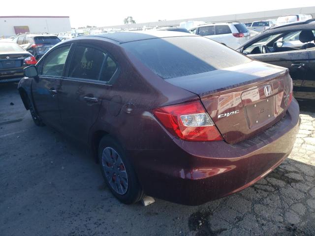Photo 3 from auction – 2012 HONDA CIVIC LX with VIN JHMFB2F50CS002860