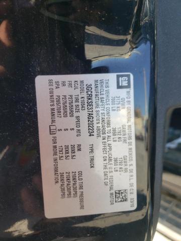 Photo 10 from auction – 2010 CHEVROLET SILVERADO with VIN 3GCRKSE37AG202234