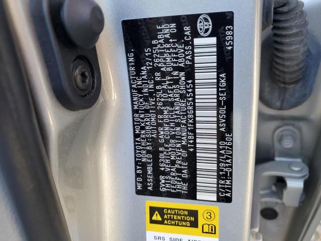Photo 10 from auction – 2016 TOYOTA CAMRY LE with VIN 4T4BF1FK8GR545454
