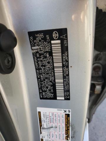 Photo 10 from auction – 2007 TOYOTA CAMRY CE with VIN JTNBE46K273065852