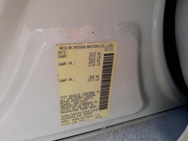 Photo 10 from auction – 2015 NISSAN ALTIMA 2.5 with VIN 1N4AL3AP1FN392335