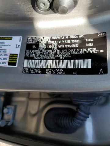 Photo 10 from auction – 2021 LEXUS RX 450H with VIN 2T2HGMDA2MC067280