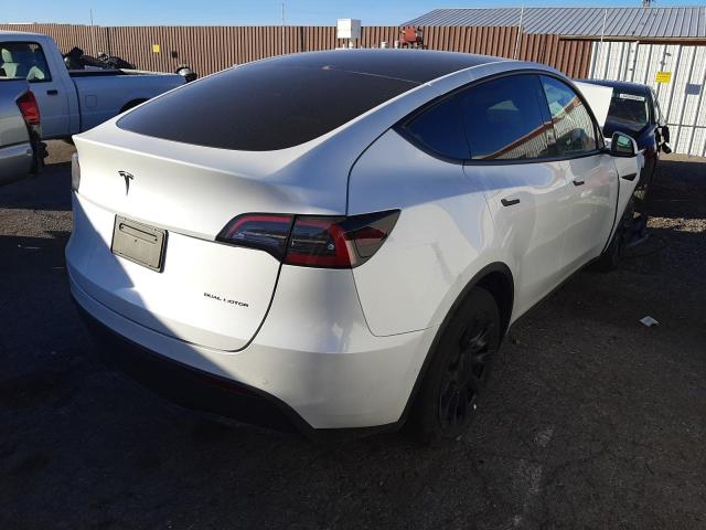 Photo 4 from auction – 2022 TESLA MODEL Y with VIN 7SAYGDEE8NF480553