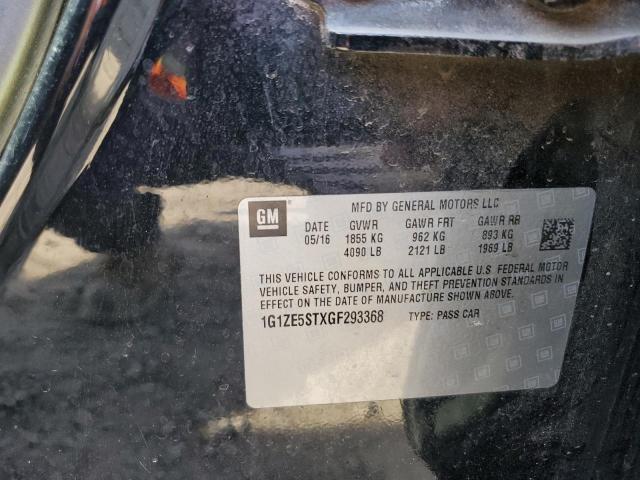 Photo 10 from auction – 2016 CHEVROLET MALIBU LT with VIN 1G1ZE5STXGF293368